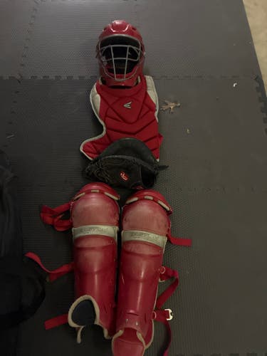 Red Easton Jen Schro The Very Best Catcher's Set (Used)