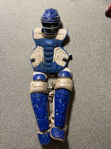 Blue Rawlings Mach Catcher's Set (Used)