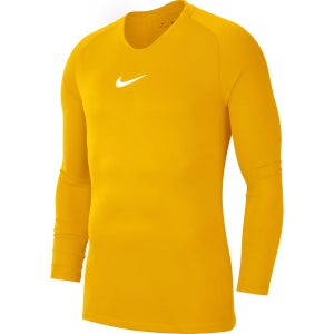 Gold XXL Men's Nike Park First Layer Dri-Fit LS Soccer Jersey shirt top base-layer AV2609-739 (New)