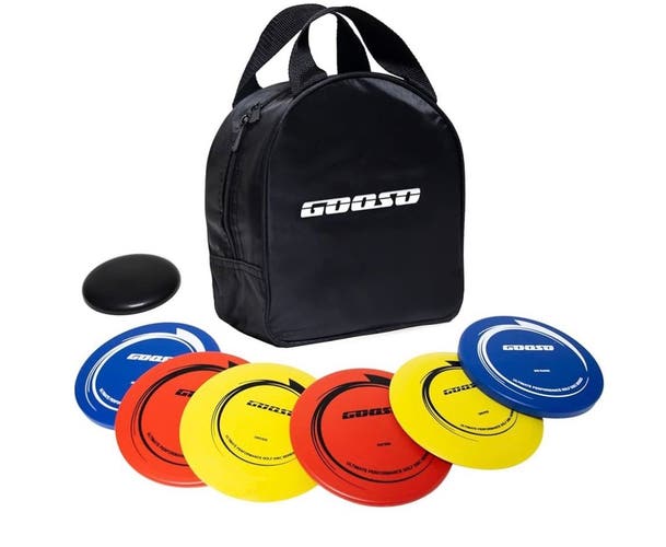 NWT Gooso Disc Golf Bag & Set Includes Driver/Mid Range/Putter 6 Discs Total