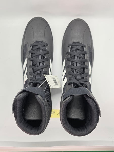 Adidas HVC 2 Black White Wrestling Combat Shoes AQ3325  display picture 2