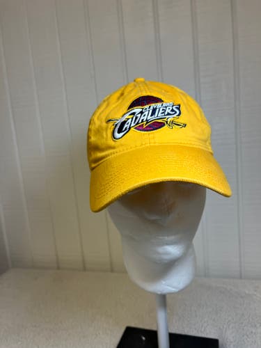 NBA Adidas Cleveland Cavaliers Gold Unisex StrapBack Adjustable Hat Embroidered