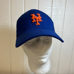 New Era MLB New York Mets Medium/Large Blue/Orange Fitted Flex Fit Hat Baseball