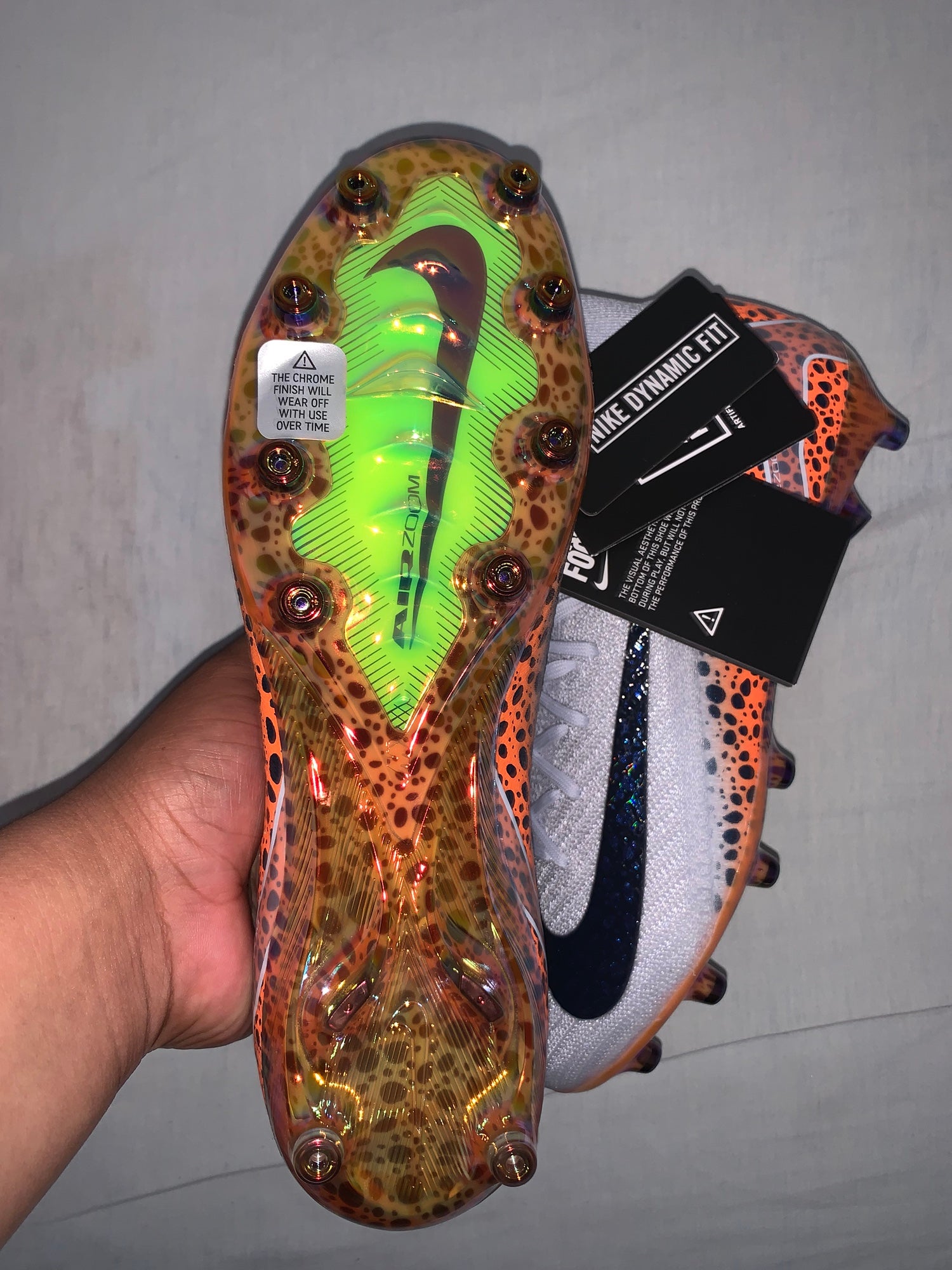 Nike Zoom Mercurial Superfly 10 Elite Electric Pack Soccer Men 10.5 HF9397-900 Nike Air Zoom Mercurial Superfly Elite 10 AG-PRO Player  main image 4