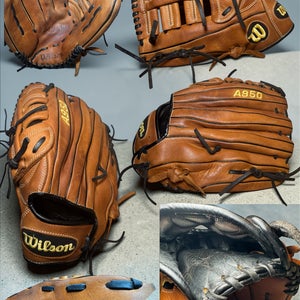 Wilson A950 LH Baseball Glove 12.5" (Used)