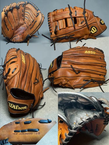Wilson A950 LH Baseball Glove 12.5" (Used)