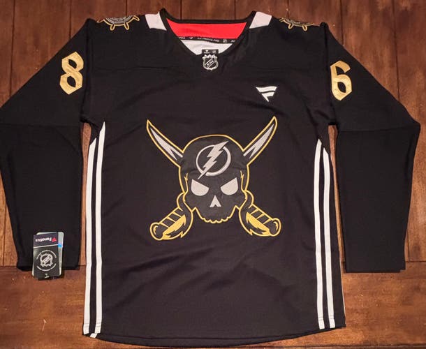 Tampa Bay Lighting Nikita Kucherov #86 Alternate Jersey Adult Small (46) NWT