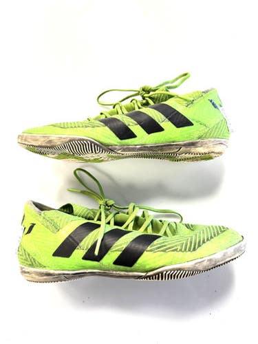 Used Adidas Soccer Indoor Shoes Green Senior 6.5 11860-S000305226