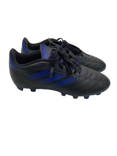 Used Adidas Soccer Cleats Black And Royal Blue Junior 03 11347-S000265124