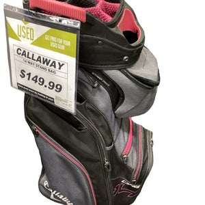 Used Callaway 14 WAY CART BAG Womens Cart Bag Black And Pink 11347-S000265214