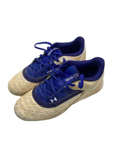 Used Under Armour BSBL CLEAT BB/SB Cleats Royal Blue Junior 05 11347-S000265208