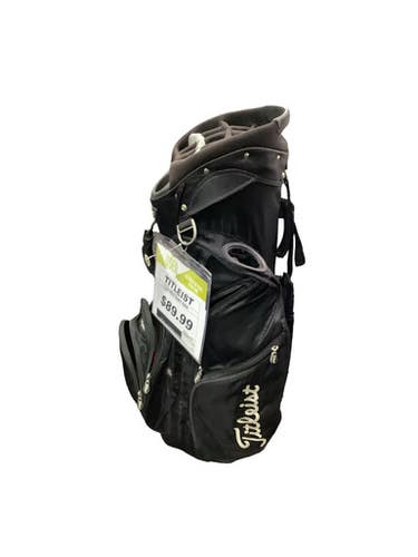 Used Titleist 14 WAY CART BAG Mens Cart Bag Black 11347-S000265157
