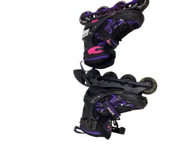 Used ZPM ABEC-7 11C-1Y Junior Rec Fitness Skates Black Adjustable 11347-S000265141