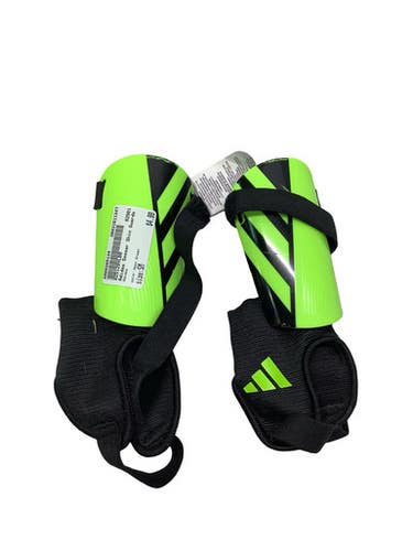 Used Adidas Soccer Shin Guards Youth Neon Green SM 11347-S000265134