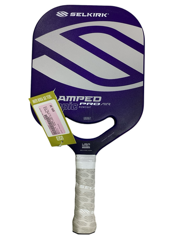 Used Selkirk AMPED EPIC PRO AIR Pickleball Racquet Purple 11613-S000178207