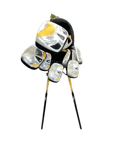 Used Walter Hagen T3 Teen Package Set RH Black And Gold 10 Piece 11613-S000178262