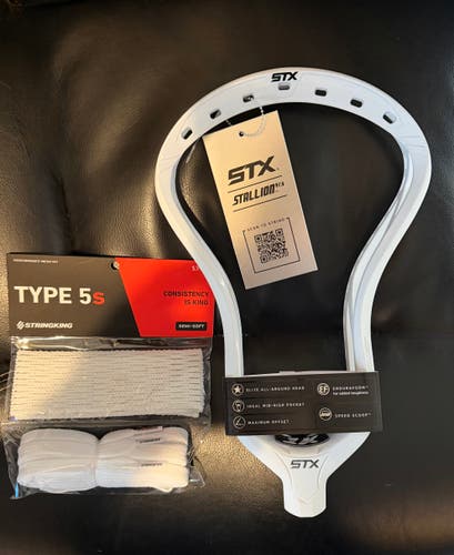 STX STALLION 1K  Lacrosse Head with STRINGKING 5s Complete MESH Kit valued at $39.99!!