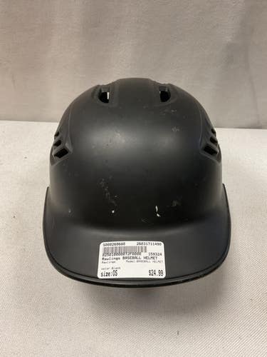 Used Rawlings BASEBALL HELMET Batting Helmet No Mask Black One Size 11490-S000269680
