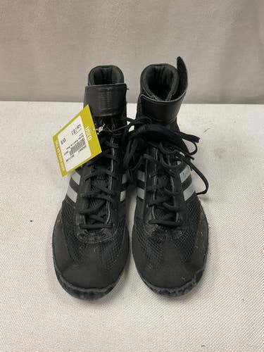 Used Adidas Wrestling Shoes Black Junior 05.5 11490-S000269671