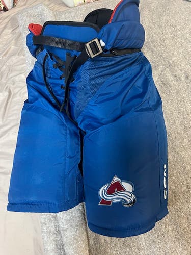 Colorado Avalanche Blue CCM HP45 Pro Stock Pants Size L