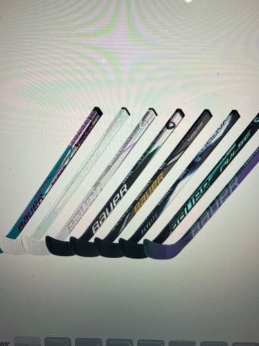 15 Bauer 2025 Mystery Mini Hockey Stick *UNOPENED* - 15 rh sticks