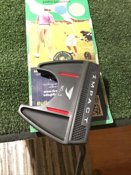 Tommy Armour Impact No. 3 Putter 34.5 Inches (RH) Black Steel Shaft *VGC*