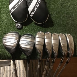 Cobra Ladies Baffler Combo Hybrid Irons Set 5H-6H-7-PW-SW Ultralite 45g Graphite