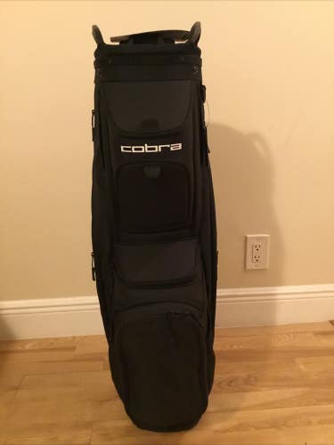 Cobra Ultralight Pro Cart Golf Bag with 14-way Dividers & Rain Cover (NEW)