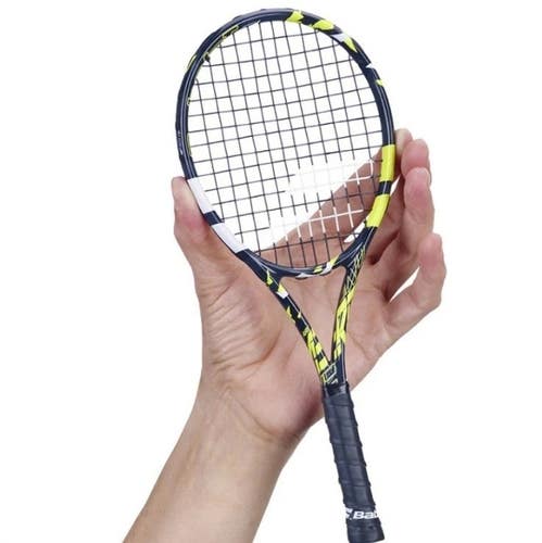 PROMO ITEM: 2023 BABOLAT "PURE AERO" MINI TENNIS RACQUET. (~10" LONG) #200924