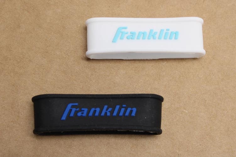 NEW 2X "FRANKLIN" PICKLEBALL PADDLE RUBBER GRIP BAND. QTY: 2