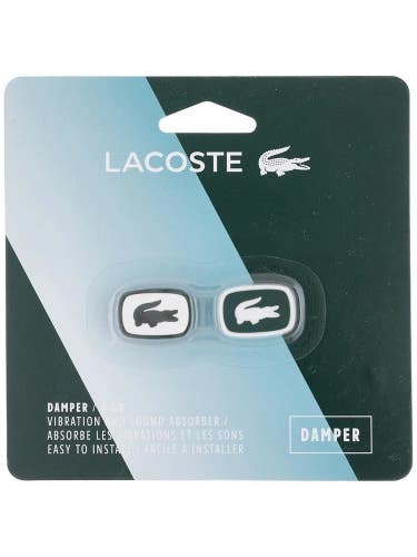 LACOSTE "DAMPER" PACK OF 2 TENNIS RACQUET VIBRATION DAMPENERS. #53LACANT21