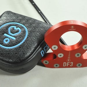 LAB Golf DF3 Red 34" Putter 70* Lie Angle Right Steel with Head Cover  # 212785