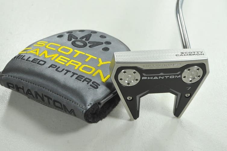 Titleist 2024 Scotty Cameron Phantom 7 34" Putter RH Steel with Cover  # 212673