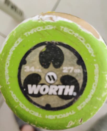 1998 Worth Toxic Bat 45th Anniversary 27 oz 34" (Used)