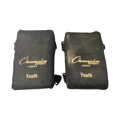 Used Champion Sports KNEE SAVERS BB/SB Catchers Knee Savers Black 11760-S000088935