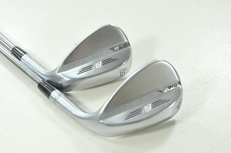Titleist Vokey SM8 Tour Chrome 50*, 56* Wedge Set RH BV Wedge Flex Steel #212878