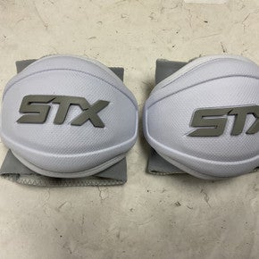 Used STX STALLION IK Junior Elbow Pads White LG 11855-S000200152
