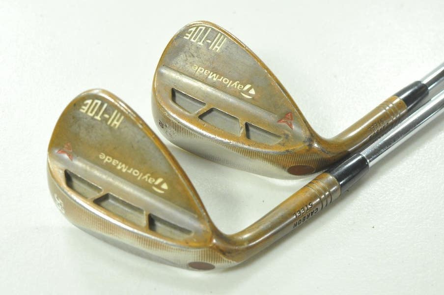 LEFT HANDED TaylorMade Milled Grind Hi-Toe Raw 54*, 58* Wedge Set