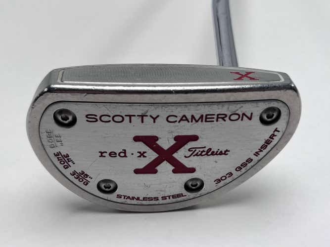 Scotty Cameron Red X Mid Length Putter 37.5" Mens RH