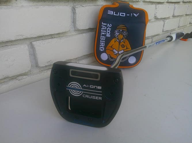 Odyssey Ai-ONE Milled Cruiser Jailbird T Double Bend Putter - 38"