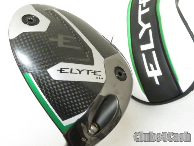 Callaway Elyte Triple Diamond Driver 9 HZRDUS Silver GEN4 50g 5.5 Regular +HC