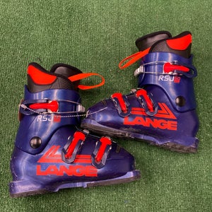 Mondo 19 & 19.5 Kid's Lange RSJ 50 All Mountain Ski Boots (Used)