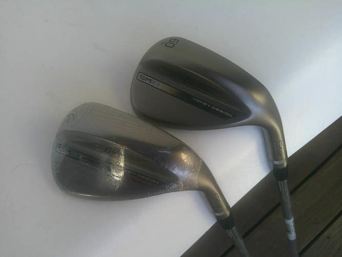 Titleist BV SM10 Nickel (56.08M* & 60.10S*) Wedge Set w/ Wedge Flex Shafts
