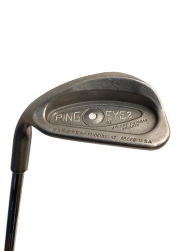 Used Ping EYE2 WHITE DOT Golf Wedge Mens LH Sand Wedge 11443-S000203427