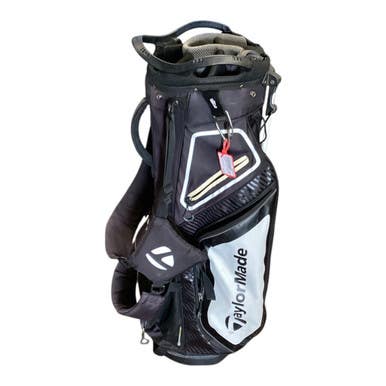Used Taylormade Mens Stand Bag Black And White 11443-S000203233