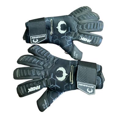 Used ECLIPSE Soccer Goalie Gloves Black 9 11443-S000202298