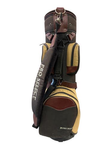 Used Pro Select PRECISION GOLF Mens Stand Bag Black 11862-S000093026