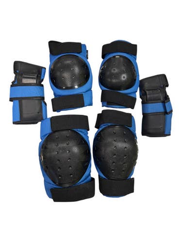 Used ROY/BLK PADS Inline Protective Set Royal Blue MD 11862-S000093030