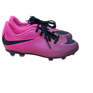 Used Nike 84442-800 Soccer Cleats Pink Junior 02.5 11862-S000093081