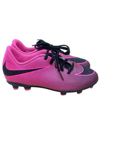 Used Nike 84442-800 Soccer Cleats Pink Junior 02.5 11862-S000093081